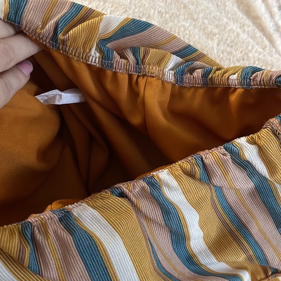 Emory Park pants halter top jumpsuit wide legged. - Picture 9 of 9